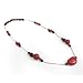 Tagua Nut Red Pendant 