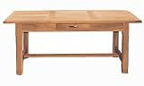 MODERN 100% SOLID OAK CONTEMPORARY 'BROOKLYN' RECTANGULAR REFECTORY STYLE DINING TABLE