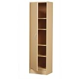 Single Door Storage Cabinet - Maple