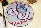 NCAA GONZAGA BULLDOGS BASEBALL SHAPED DOOR MAT RUG