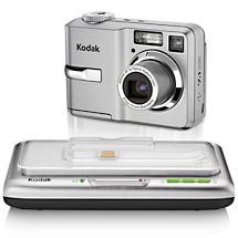 Kodak EASYSHARE C703 - Digital camera - compact - 7.1 Mpix - optical zoom: 3 x - supported memory: MMC, SD - with KODAK EASYSHARE Camera Dock Series 3