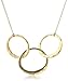 Kenneth Cole New York Gold-Tone 3-Circle Necklace