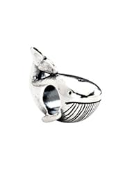 Sterling Silver Kera Whale Bead Charm 24759