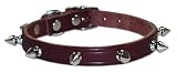 1/2 Leather Spike Collar