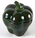 Ceramic Pepper Filled Candle w/ Lid