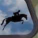 Jumping Horse Black Decal Hunter Jumper Fox Hunt Car Sticker
