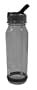 Outdoor Products Poly Carbon Bottle 1-Liter with Sipper (Smoke)