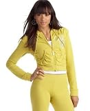 Baby Phat - Baby Phat Shirred-Front Cropped Hoodie