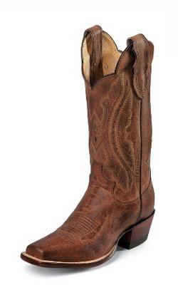 Justin Womens Tan Distressed Style: JL2680