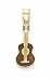 14K Enamel Guitar Pendant - GH16532