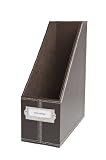 Elsa L Pleather Magazine Organizer Rec Stitch (34590)