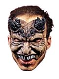 Mens Devil Chinless Vinyl Mask(One Size-As Shown)