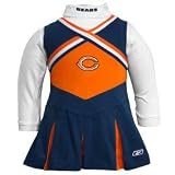 Chicago Bears Toddler Girls Two-Piece Cheerleader Dress by Reebok