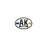 Alaska Oval Decal