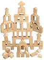 Maxim Natural Wood Blocks, 100-Pieces