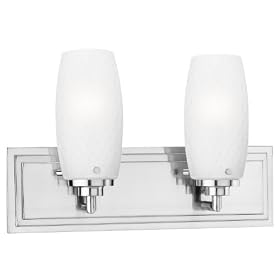 Thomas Lighting M1622-78 Vado Two-Light 18-Inch W by 11-Inch H Bath Light, Brushed Nickel