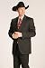 Circle S 'Abilene' Western Sport Coat in Black