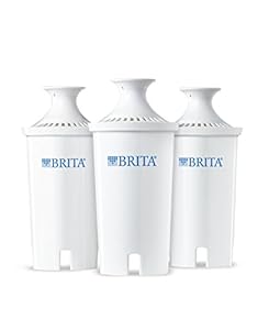 Brita 3 Count Water Filter Pitcher Advanced Replacement Filters (Packaging May Vary)