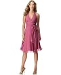 Maggy London Dress, Silk Halter with Tie