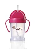 Zoli 6oz Bot Straw Sippy Cup-pink