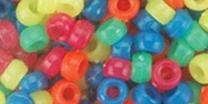 Childrens Toyshop  Toys : 6x9mm Neon Pony Beads - 480PK/Multi