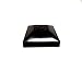 32 PACK Fence Post Plastic Black Caps 4X4 (3 5/8