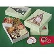 Martha Stewart Crafts Scandinavian Christmas Tree Treat Boxes, Set of 8