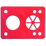 Riot Gear Vibra Soft Risers,6 Hole, 1/8 In., Red, Ea. - Risers