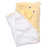 Carter's Hoodie Towel - Yellow Ducky-Yellow-One Size