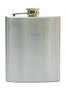 Stainless steel flask. Engraved name: Dyson