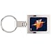 Golden State Warriors Domed Metal Key Chain