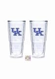 Kentucky Wildcats Tervis Tumblers 24 oz Big T - set of 2