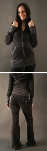 Juicy Couture Maternity : Velour Hoodie - Top Hat(X-Small)