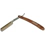 Dovo Jubilaum Anniversary Straight Razor 3/8", Carbon Steel, Brasil Brown Horn Imitation