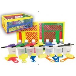 Childrens Toyshop  Toys : 27 Piece Paint Crate Set