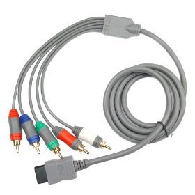 Nintendo Wii Component Cable AV Cable for HDTV/EDTV High Definition 480p