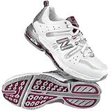 Womens New Balance 1008 Cross Training Shoes WX1008W - 9 D (Wide) - White/Cranberry
