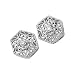 14kw .08 Ct Tw Diamond Filigree Earring