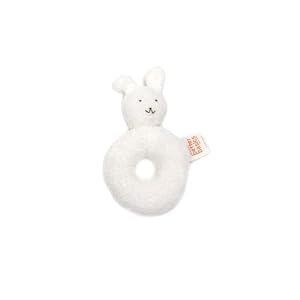 giggle Better Basics Bunny Ring Teether (organic Cotton)