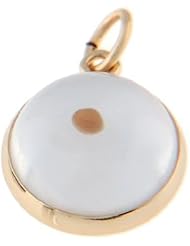 Gold Overlay Sterling Silver Amulet of Faith Mustard Seed Pendant