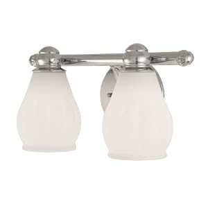 Checkolite 9642-15 Price Pfister Treviso Collection 2-Light Vanity, Chrome by Checkolite
