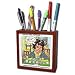 Londons Times Funny Hollywood Cartoons - Neil Diamond Song Idea - Tile Pen Holders-5 inch tile pen holder