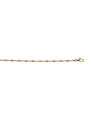 18KT Pink Twist Links Necklaces Length = 30