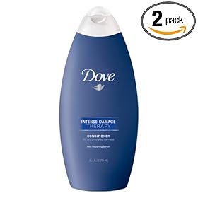 Dove  Intense Damage Therapy Conditioner, 25.4-Ounce Bottle (Pack of 2)