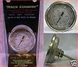 3" F&C BBQ Smoker Thermometer Adjustable