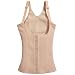 Squeem Magical Lingerie Shapewear, Firm Compression, Cotton & Rubber, Vest, Nude, Medium
