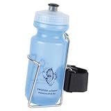 Two Fish Quick Cage Stainless Steel Bicycle Water Bottle Cage - w/24oz Bottle - WBTC1730