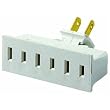 Leviton C24-69W Swivel Triple Tap