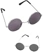 Black John Lennon Groovy Hippie Style Costume Glasses
