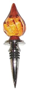 Amber Drop Bottle Stopper